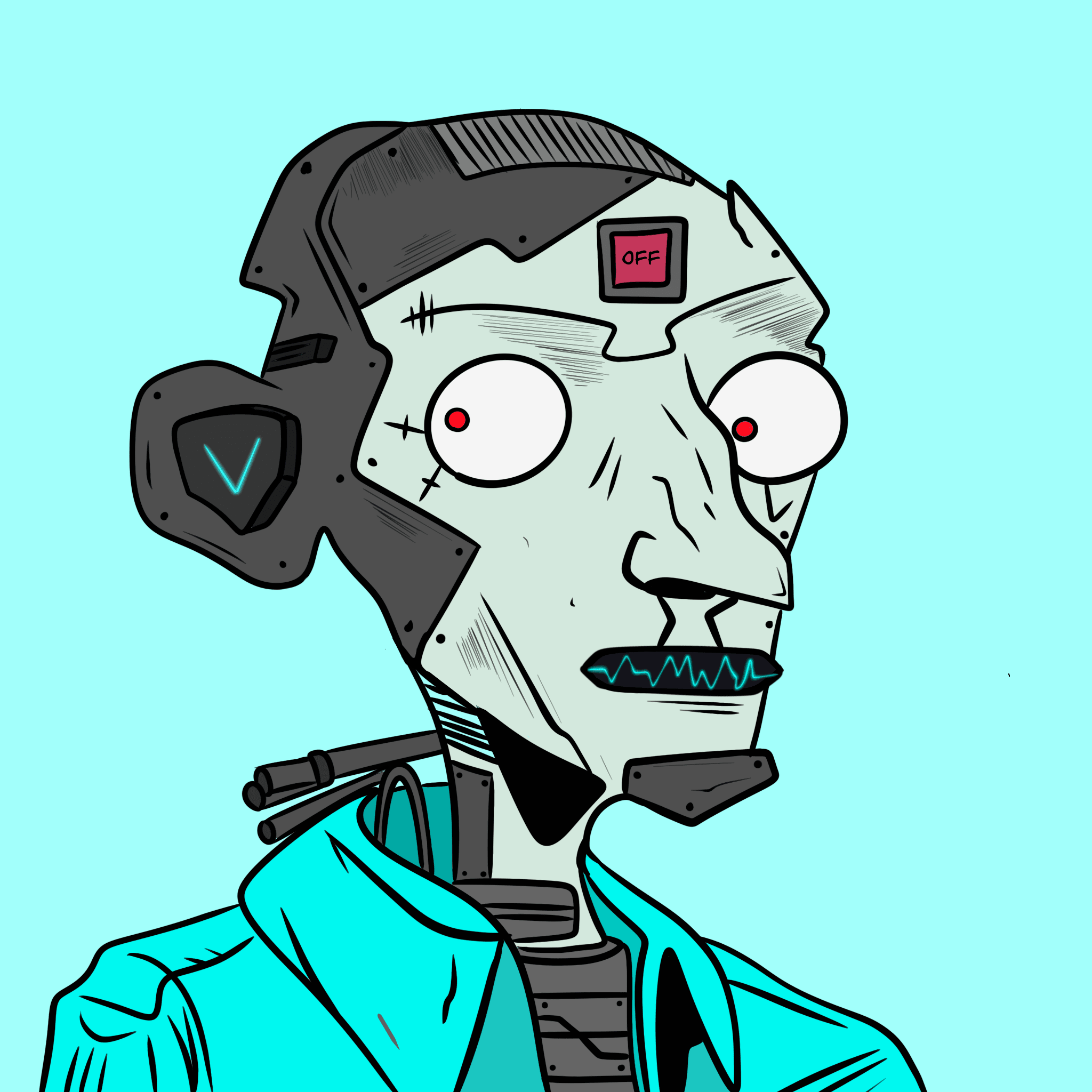 Pervbot one-of-one NFT