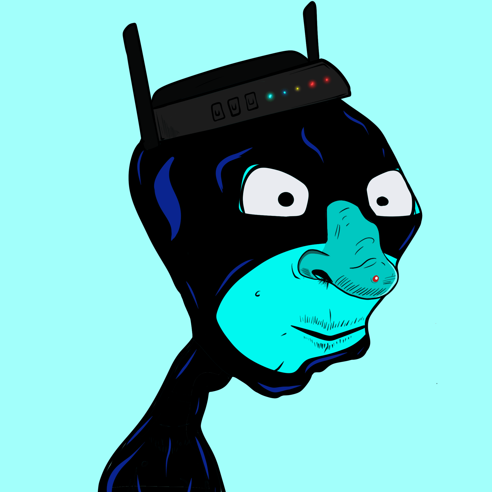 Super Router one-of-one NFT